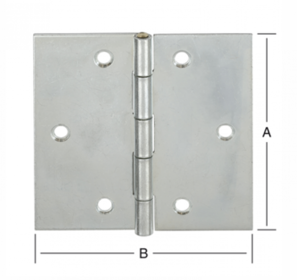 Käntige Scharniere gerollt 40x40 mm Nr. 000503040Z